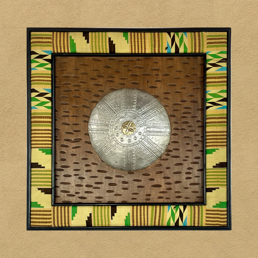 Kente Adinkra Wall Decor Panel