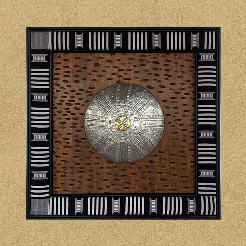 Kente Adinkra Wall Decor Panel