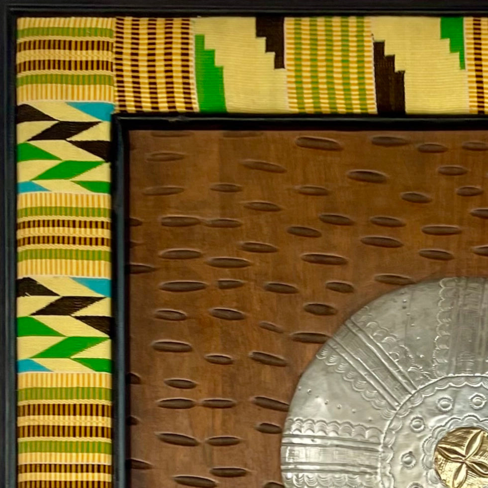 Kente Adinkra Wall Decor Panel