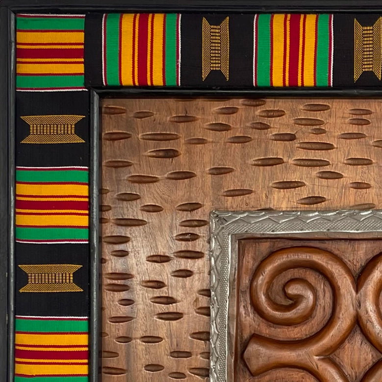Kente Adinkra Wall Decor Panel