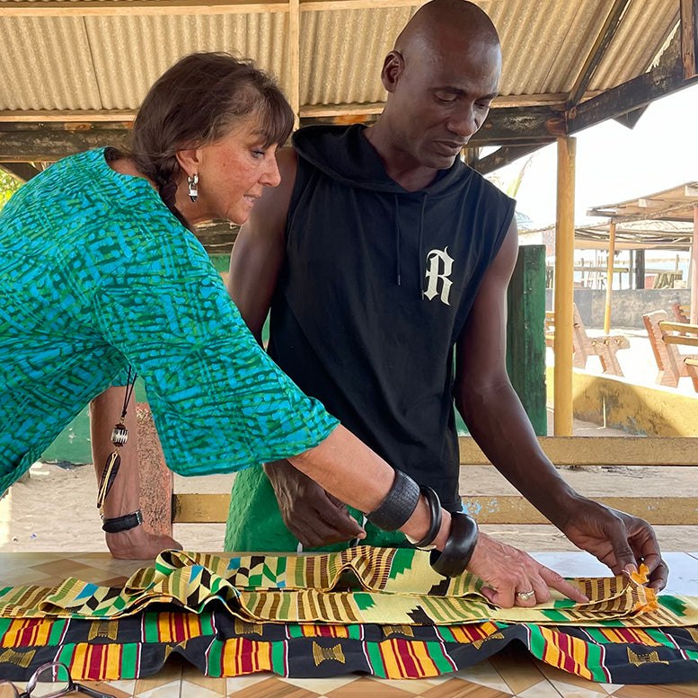 Kente Adinkra Wall Decor Panel