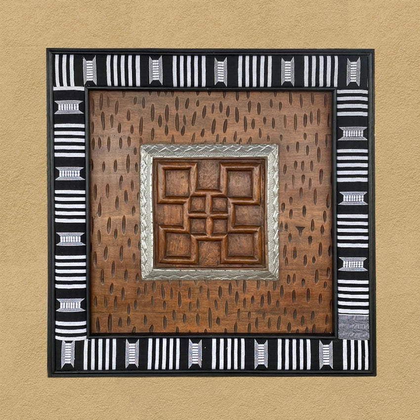 Kente Adinkra Wall Decor Panel