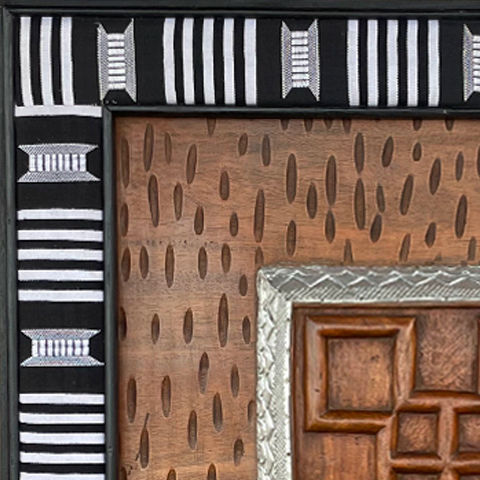 Kente Adinkra Wall Decor Panel