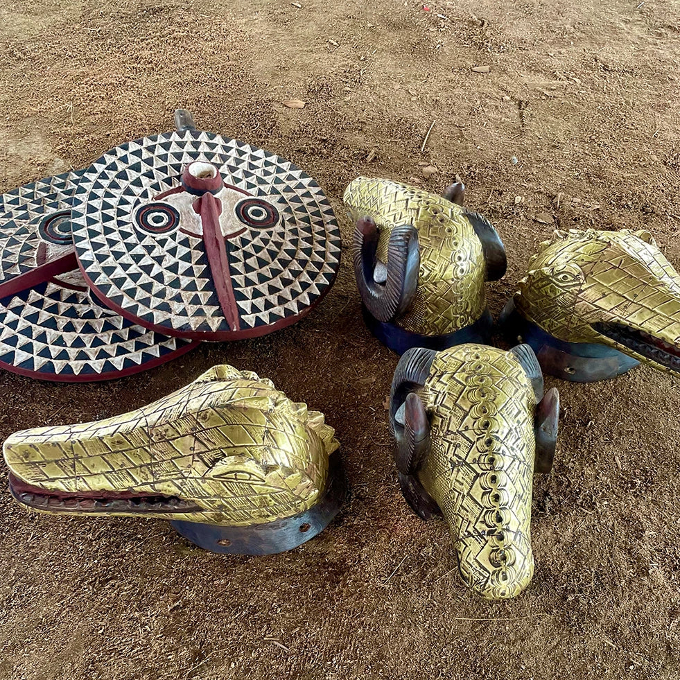 Crocodile Head Decor